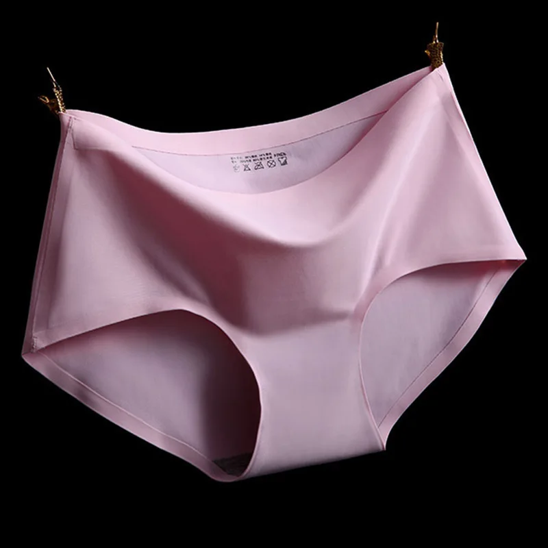 Desain Panas Seksi Transparan Wanita Pakaian Dalam Celana Dalam Wanita Tidak Mengenakan Pakaian Dalam Satin Celana