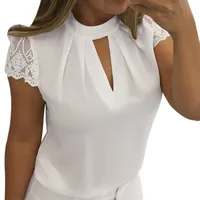 Lace Blouses Women 2019 Hollow Out Sexy Tops Femme Solid Casual Office Shirts Plus Size 5xl Blouses V Neck Streetwear
Lace Blouses Women 2019 Hollow Out Sexy Tops Femme Solid Casual Office Shirts Plus Size 5xl Blouses V Neck Streetwear