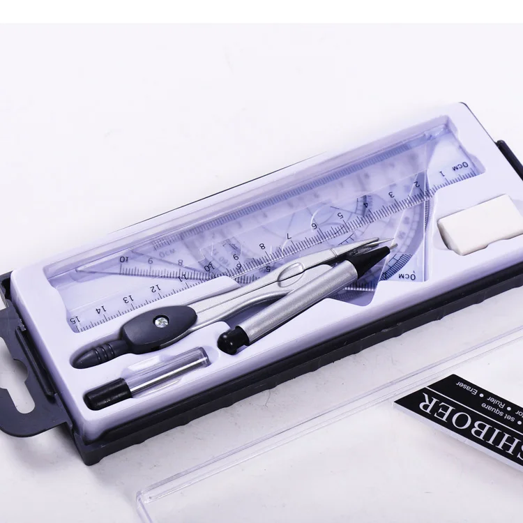 Back to School for Student Plastic Math Geometric Set