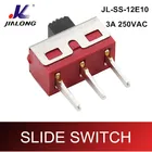 AC POWER SLIDE SWITCH 3pins 1P2T slide switch JL-SS-12E10