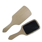 Personalized Air Cushion Square Wooden Hair Brush with Nylon Needle
