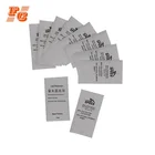 OEM design print care instruction polyester satin cotton wash care label