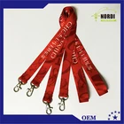 Double hooks heat transfer lanyard /necklace /id card holder lanyard