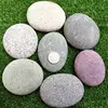beautiful colored flat round natural stone DIY painting pebbles