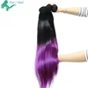 Wholesale Private Label Ombre Purple Sangita India Straight Hair Extensions