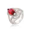 13650 Rhodium color 2016 big stone latest wedding ring diamond elegant ring designs