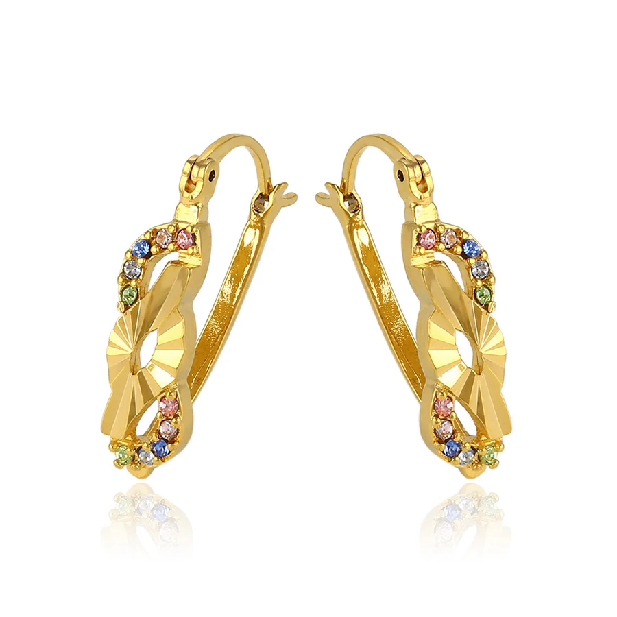 91669 xuping dubai jewelry, colorful fashion zircon earrings for women
91669 xuping dubai jewelry, colorful fashion zircon earrings for women