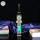 Crystal Cut LED Light Mecca Makkah Clock Tower Islamic Gift MH-G0444
