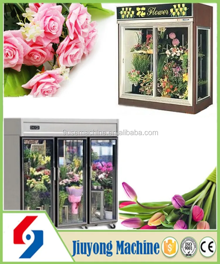 新鮮な花の最新型プロのデザインディスプレイショーケース冷凍機仕入れ・メーカー・工場