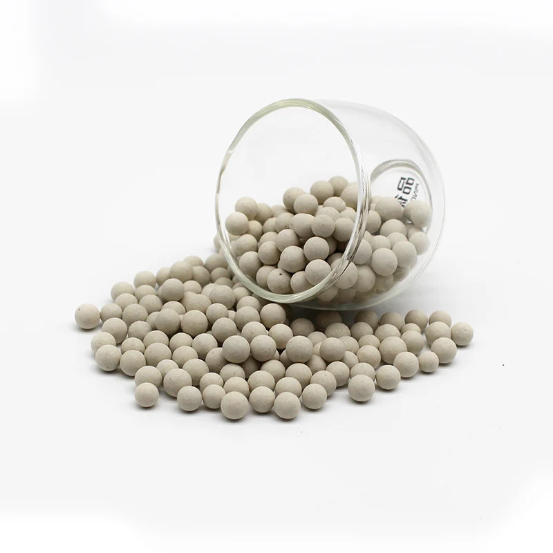 Durable Alkaline Inert Alumina 17-19% Ceramic Ball As Support Media