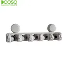 Wall Absorption 5 Position Hanger Cleaning Home Organizer Mop Holder