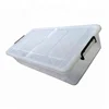 PP plastic storage box with lid, 35L plastic storage box with handle
