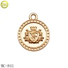 Pendant Alloy Alloy Metal Pendant Custom Metal Jewelry Pendant Teenager Girl Alloy Charm Round Tags
