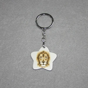 gift key holder sublimation blank metal keychain blank key ring