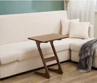 100% solid bamboo wood moveable end table coffee table