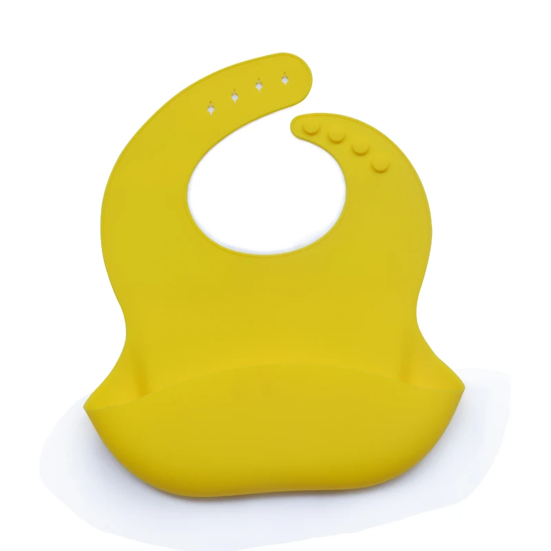 New Patent Waterproof Fashion Design Baby Bib Wholesale High quality Baby Silicone Bib