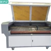 high quality CO2 80Watt tube Filter cloth footwear auto feed laser cutting and engraving machine with CorelDraw software