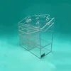 Clear acrylic bench top organizer for lab equipment collect perspex lab cabinet with removable drawer