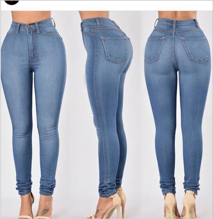 high waisted slimming jeans