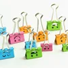 Hoomalll Brand Cute Kawaii Smile Metal Binder Clips Sweet Expression Food Bag Clips Note Clips 10PCs Random Mixed 19mm Wide