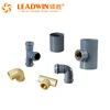 China manufacture plastic PVC y pipe fitting, 3 way tube connector elbow pipe fittings
