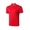 Bulk Polyester Red Football Club Sportswear Man Custom Polo Shirt