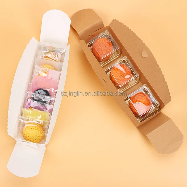 Recycle Cardboard Custom Made Personal Logo Printing Design Macaron White/Balck/Brown Kraft Packaging Chocolate Box