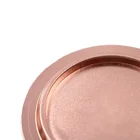 Holder Glass Glass Metal Lid Manufacturer Custom Logo Zinc Alloy Rose Gold Candle Holder Glass Jar Metal Lid