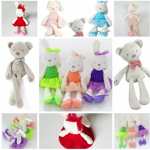 bunny soft plush toy rabbit stuffed kids gift animals doll with