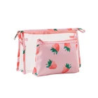Wholesale transparent pvc makeup cases waterproof beauty travel organizer color pvc cosmetic bag sets