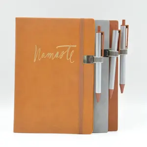 for  a5 notebook with pu cover  ad gift set  a5 notebook cover