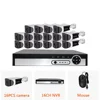 Home Security CCTV system 16ch Full Outdoor Waterproof Camera NVR Kit