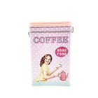High Quality Rectangular Plastic Cover Sealed Storage Box Metal Cans Tin Cans For Coffee