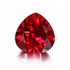No.5 heart ssapphire price per carat ruby stone silver jewelry