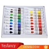 fine quality OEM logo 12ml non toxic bright colors acrylic paints hand drawn clothes shoes acrylic nail paint