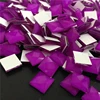 hot sale opaque purple color square shape loose crystal stone for fashion case shaped beads exporter