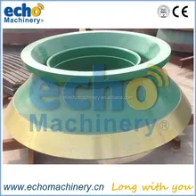 manganese steel Minyu MSP400 cone crusher spare parts concave and mantle