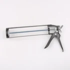Aluminum tube power silicon sealant air caulking gun