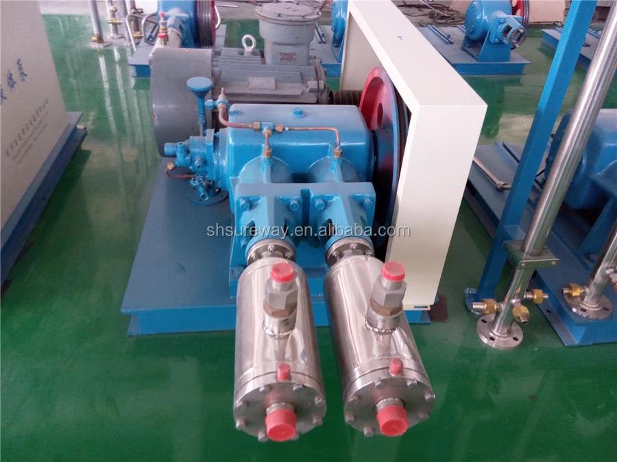 reciprocating piston cryogenic liquid oxygen nitrogen argon co2