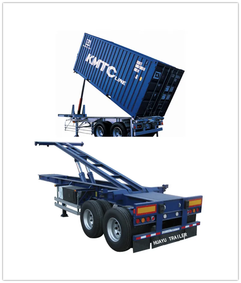 Huayu Manufacturer 20ft Container Tipping Chassis Buy Tipping