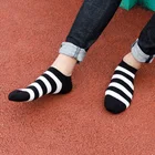 Wholesale black grey athletic invisible socks design mens dress socks