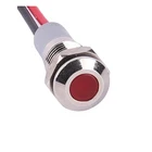 IN117 6mm flat head waterproof pilot lamp 12v mini led indicator lights led panel light