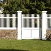 Commercial PVC Picket Fence and Fence Gate