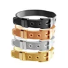 Men Woman Adjustable Stainless Steel Milanese Loop Mesh Bracelet Watchband Belt Buckle Bracelet