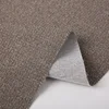 Wholesale natural sea sedge 100% polyester flannel sofa cushions linen stock fabric