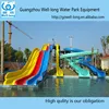 Rainbow Color Used Fiberglass Pool Water Park Slides for Sale