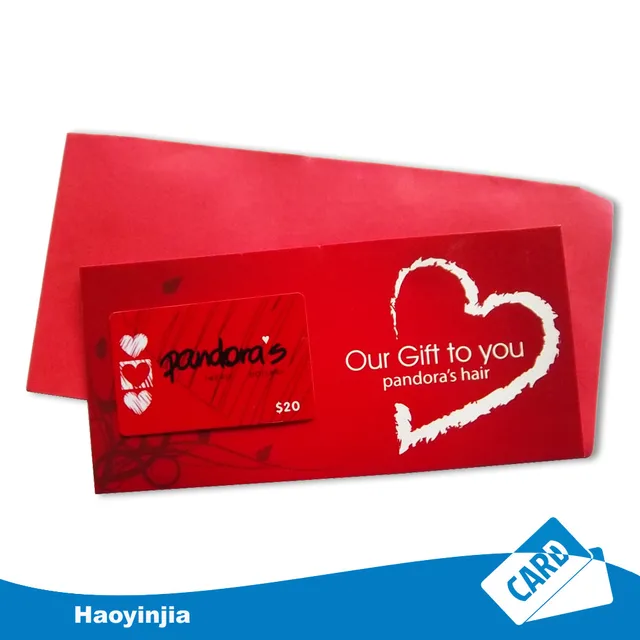 hot stamping thank you gift card loyalty gift card with