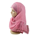 2017 Fashion hijab beautiful Ladies shawl of New hot selling TR cotton lace scarf for muslim scarf