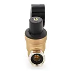 COVNA DN20 Lead-Free Brass Pressure Adjustable RV Water Pressure Regulator With Gauge