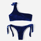 Swimwear Manufacturer Custom Wholesale 2 PCS Pleuche Swimsuits Bikini